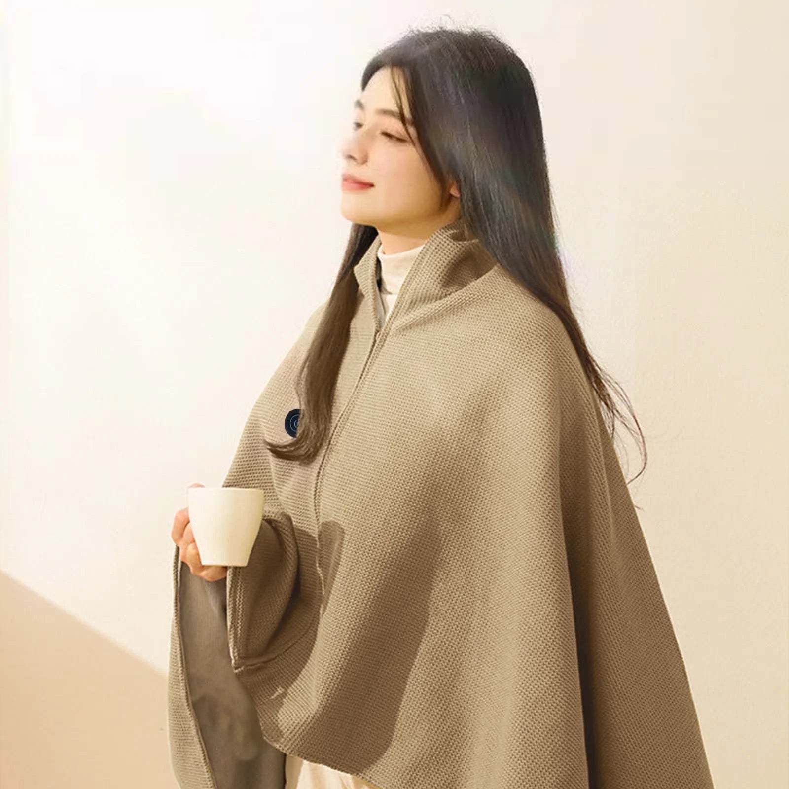 Self-Heating Shawl | Instant Cozy Warmth